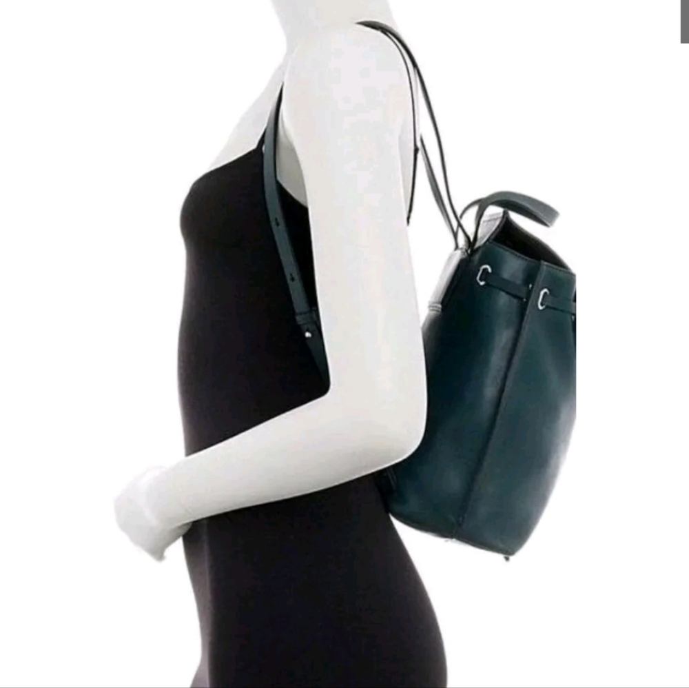 Marc Jacobs Medium Leather Zip Backpack Cypress T… - image 4